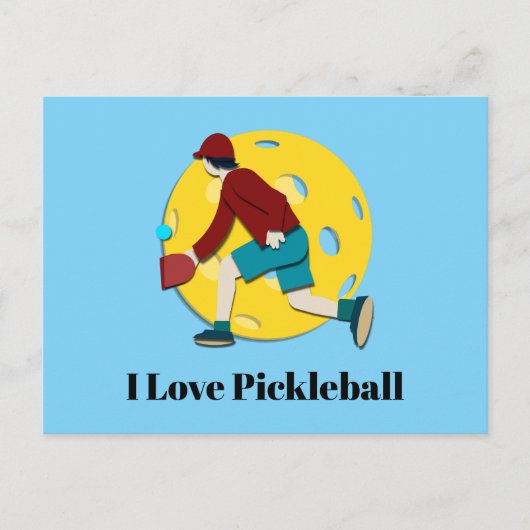 Pickle Ball Briefkaart (Voorkant)