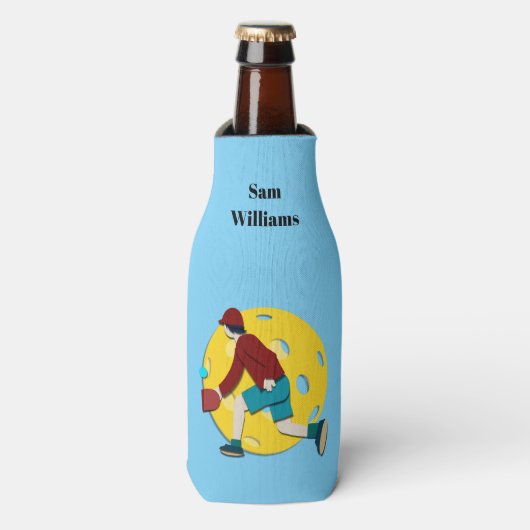 Pickle Ball Flesjeskoeler (Fles Voorkant)