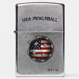 Pickle Ball Gift USA Pickleball American Flag