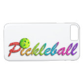 Pickle Ball met kleurrijke glitter Case-Mate iPhone Case (Achterkant (Horizontaal))