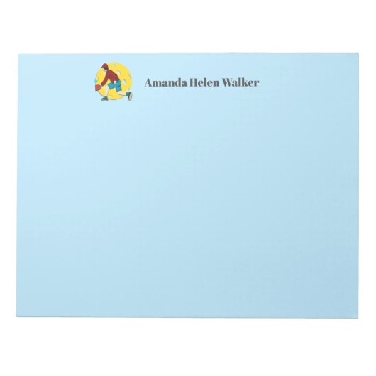 Pickle Ball Notitieblok (Voorkant)