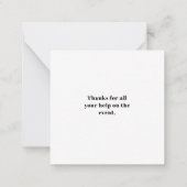 Pickle Ball Notitiekaartje (Achterkant)