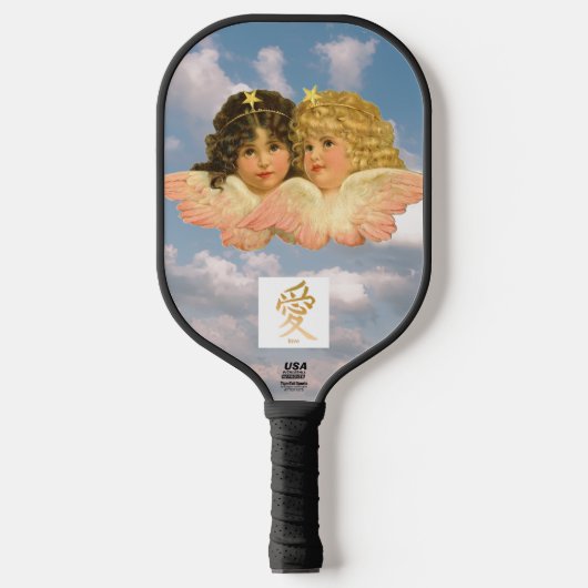 PICKLE BALL PADDLE CUSTOM DESIGN  ANGEL (Voorkant)