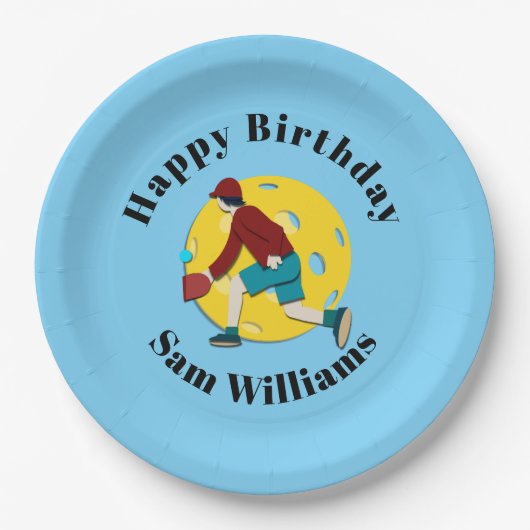 Pickle Ball Papieren Bordje (Voorkant)