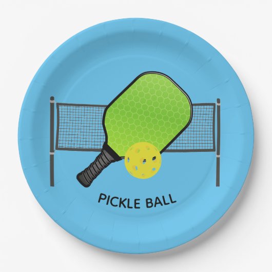 Pickle Ball Pickleball Design Paper Borden Papieren Bordje (Voorkant)