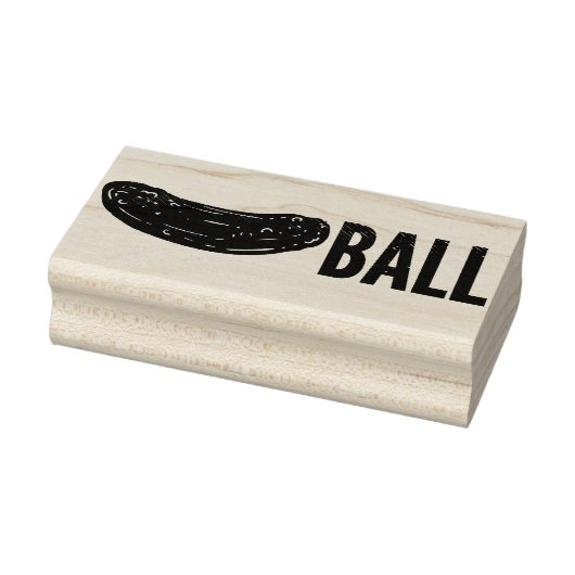 Pickle ball 	rubberstempel (Stempel)