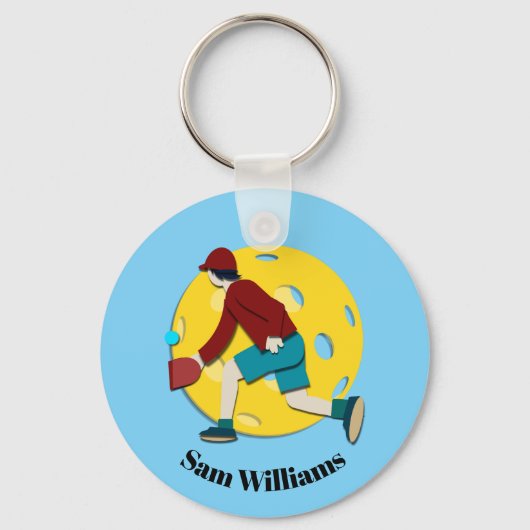 Pickle Ball Sleutelhanger (Voorkant)