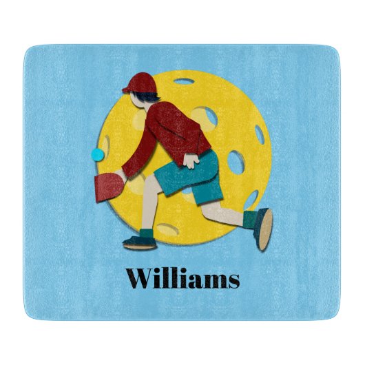 Pickle Ball Snijplank (Voorkant)