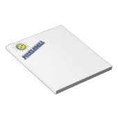 Pickle Ball Starburst Notitieblok (Schuin)