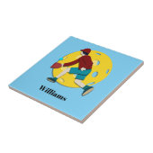 Pickle Ball Tegeltje (Zijkant)