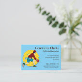 Pickle Ball Visitekaartje (Staand voorkant)