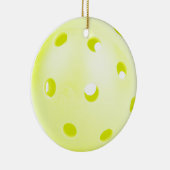 Pickle BAll Yellow Keramisch Ornament (Rechts)