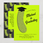 Pickle Big Dill Graduation Party Kaart (Voorkant / Achterkant)
