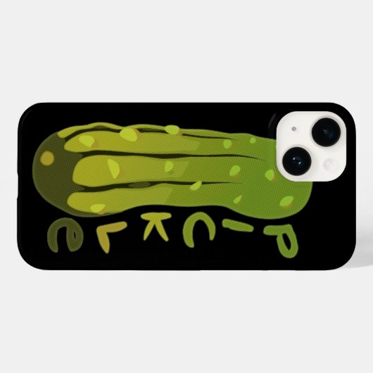 Pickle Case-Mate iPhone Case (Achterkant (horizontaal))