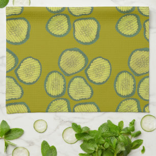 Pickle Chips Green Dill Pickle Chip Serviette de c