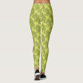 Pickle Chips Green Kosher Dill Pickle Chip Print Leggings (Achterkant)