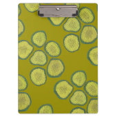 Pickle Chips Sweet Pickles Food Kosher Dill Design Klembord (Voorkant)