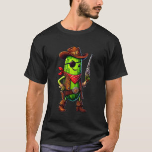 Pickle Cowboy - Wilde Westen Groente Pret T-shirt