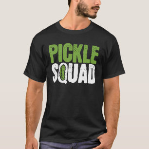 Pickle Cucumber Vegan Squad Green Grocer T-shirt