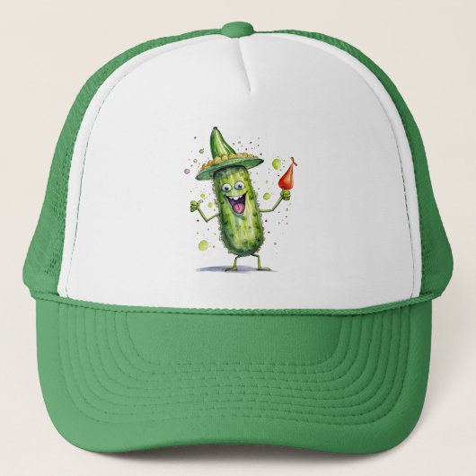 Pickle Cucumbers en Casquette d'anniversaire (Devant)