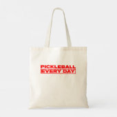 Pickle Every Day - Red logo - Tote Bag (Dos)