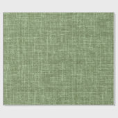 Pickle Green Linen Cadeaupapier (Vlak)