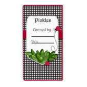 Pickle Jar Lable Etiket (Voorkant)