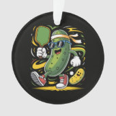 Pickle Jouant au Pickleball (devant)