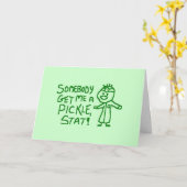 Pickle Kaart (Gele Bloem)