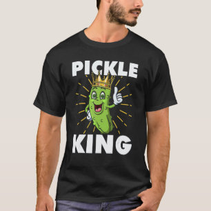 Pickle King Groente Eten Vegan Vegetarische Dag T-shirt