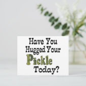 Pickle Knuffelaar Briefkaart (Staand voorkant)