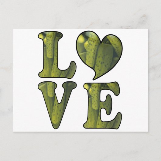 Pickle LOVE Briefkaart (Voorkant)