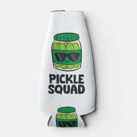 Pickle Lover Team Pickles Funny Pickle Squad Flesjeskoeler (Voorkant)