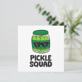 Pickle Lover Team Pickles Funny Pickle Squad Kaart (Staand voorkant)