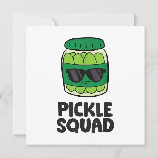 Pickle Lover Team Pickles Funny Pickle Squad Kaart (Voorkant)