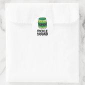 Pickle Lover Team Pickles Funny Pickle Squad Ronde Sticker (Tas)