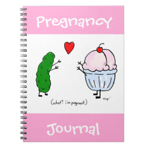 Pickle Loves Ice Cream Pregnancy Carnet Journal