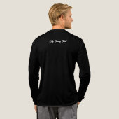 Pickle Man Skating AI Art Tri-Blend Shirt (Achterkant)
