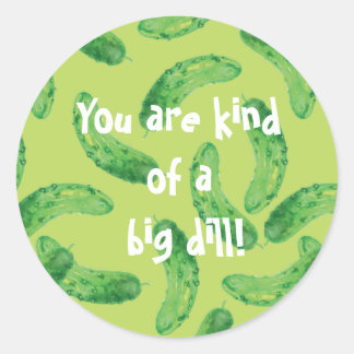 Pickle me Fancy! Ronde Sticker