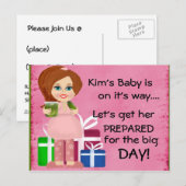 Pickle Mommy Baby shower Invitation Card (Devant / Derrière)