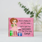 Pickle Mommy Baby shower Invitation Card (Debout devant)