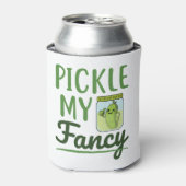 Pickle My Fancy Pickles Lover Cute Green Dill Jar Blikjeskoeler (Blikje Voorkant)