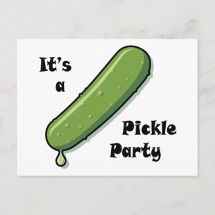 Pickle Party Briefkaart