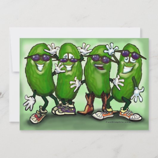 Pickle Party-uitnodiging Kaart (Voorkant)