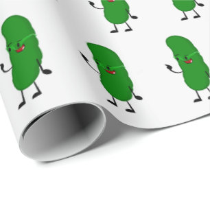 Pickle Persoon op wit Cadeaupapier