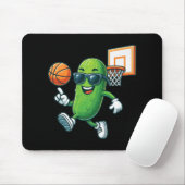 Pickle Playing Basketball Premium Muismat (Met muis)