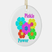 Pickle Power Pickleball Keramisch Ornament (Rechts)