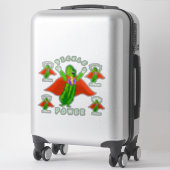 Pickle Power Pickleball Super Hero Sticker (Koffer)