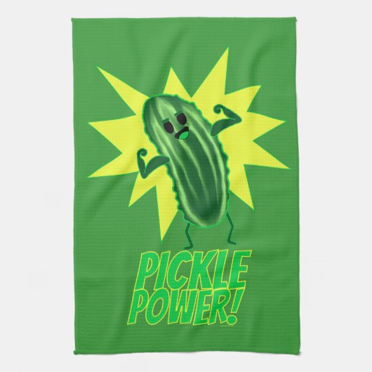 Pickle Power! Theedoek (Verticaal)