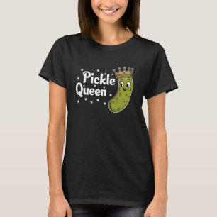 Pickle Queen Art voor vrouwen Meisjes Kinder komko T-shirt